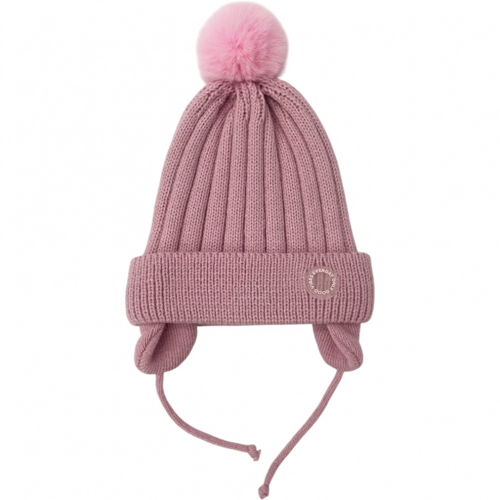 Шапка HW для дівчаток р.52-54 рожевий