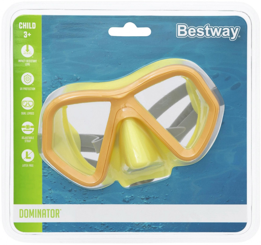 Окуляри-маска для плавання Bestway 22048 Swim Gear PDQ-Child 22048 р.OS в асортименті
