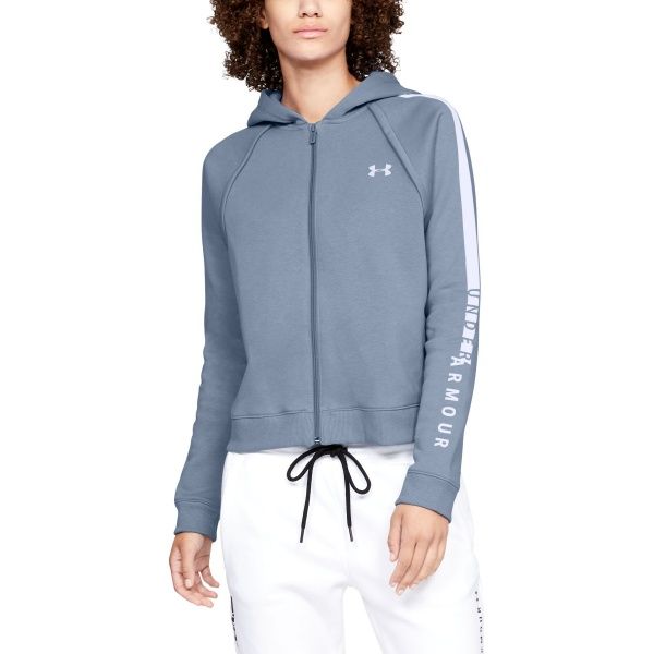 Джемпер Under Armour RIVAL FLEECE FZ HOODIE 1317856-420 р. XS синий