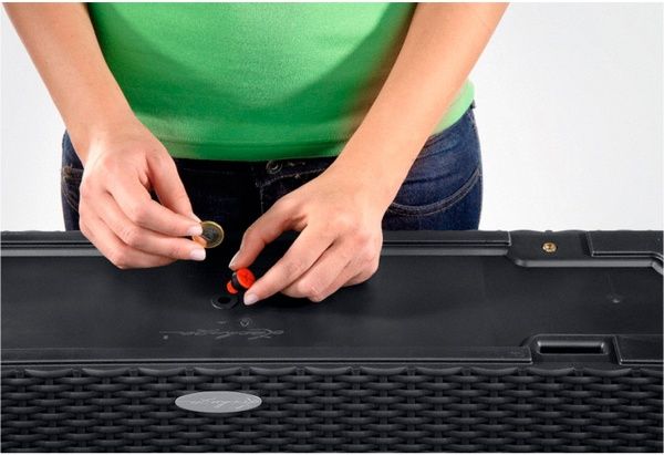 Ящик балконный Lechuza Balconera Cottage 80 прямоугольный 28,9л темно-серый 