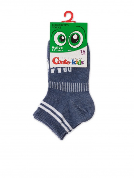 Носки унисекс Conte-Kids ACTIVE (короткие) 13С-34СП 506 р.16 темный джинс 