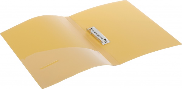 Папка A4 с боковым прижимом Clip B желтый UP! (Underprice)