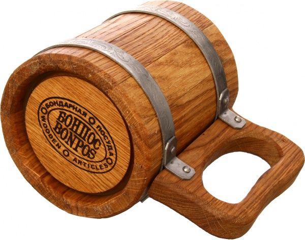 Пивний кухоль Бонпос дубовий 0,5 л П0133