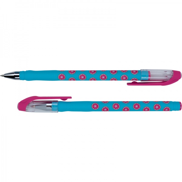 Ручка кулькова Axent Grapefruit синя 50368 