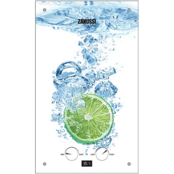 Газова колонка Zanussi GWH 10 Fonte Glass Lime
