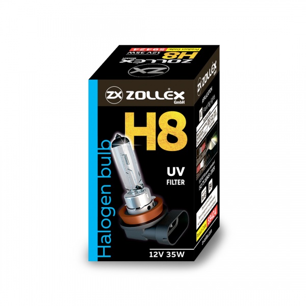 Лампа галогенна H8 12V 35W 59424 H8 PGJ19-1 12В 35 Вт 1 шт.