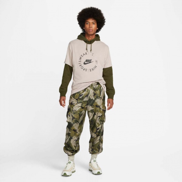 Футболка Nike M NSW SPU SS TEE FD1182-272 р.M бежевий