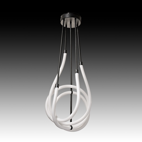 Люстра світлодіодна Berger 1x71 Вт чорний 7007-PL-71 Black 