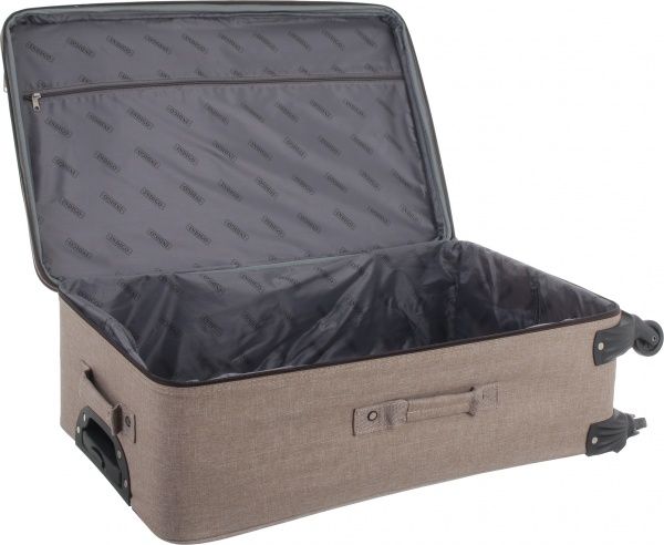 Чемодан Indigo DF19010 57 л коричневый 66х43х20 см 