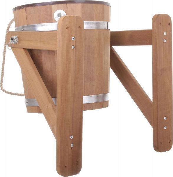 Відро-водоспад Tesli 15 л термодеревина (з кріпленням)