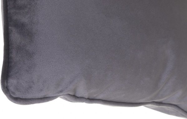 Подушка декоративна Велюр 45x45 см темно-сірий La Nuit 