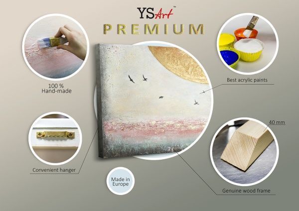 Картина Энергия солнца 70x140 см Юрис Проф Арт 