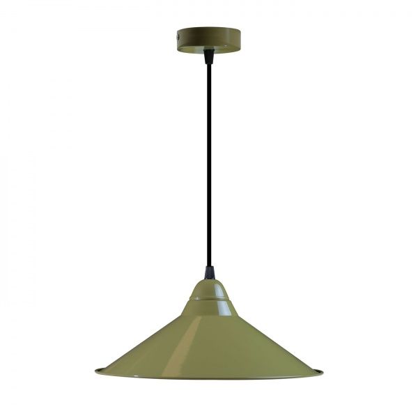 Подвес Светкомплект Loft PLC 411 1x40 Вт E27 хаки 