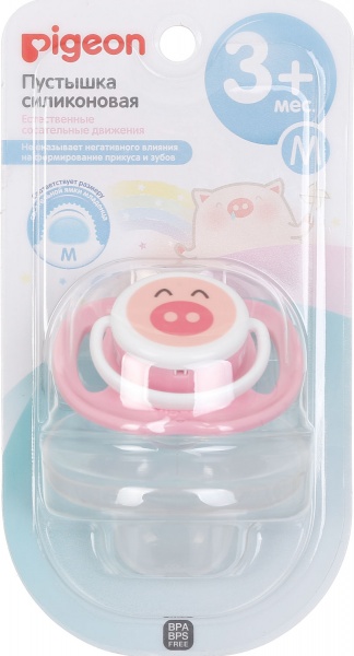 Пустушка Pigeon Piggy 3+