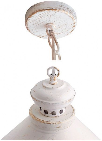 Подвес Vesta Light 1x40 Вт E14 белый с золотистым LOFT 17121 