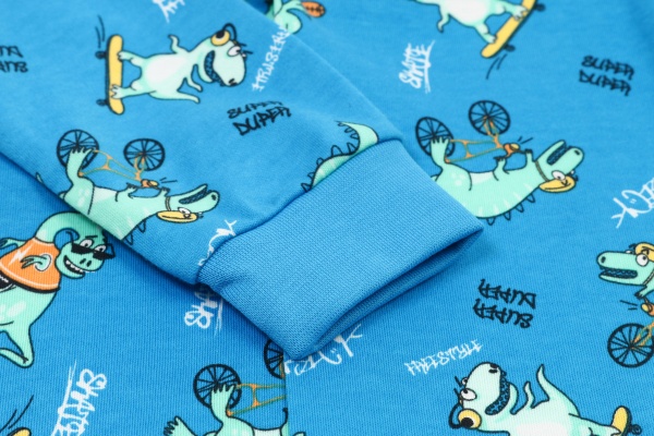 Человечек для мальчика Фламинго ясельный 647-217 р.80 бирюзовый 