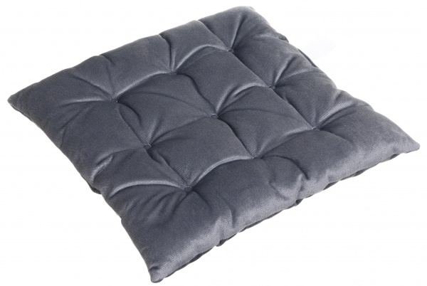 Подушка стеганая 9 закрепок серый Missoni 30