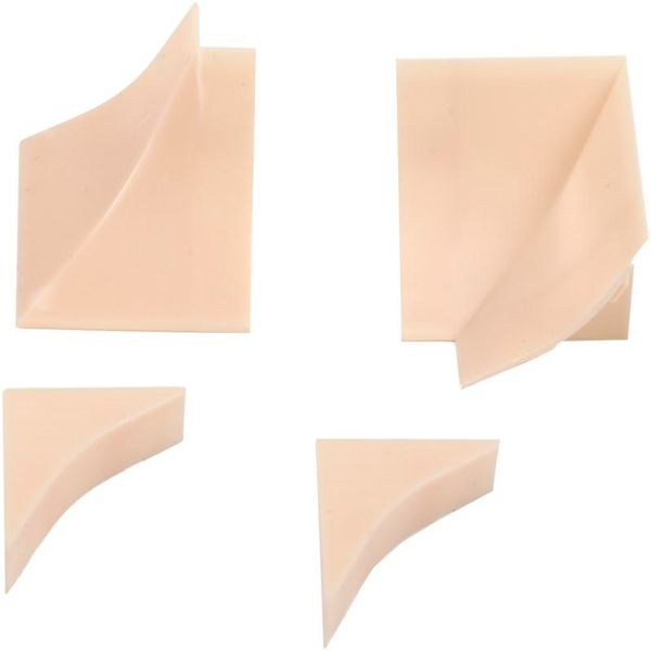 Комплект фурнітури ОМіС к плинтусу для стільниці 100x150 мм білий камінь