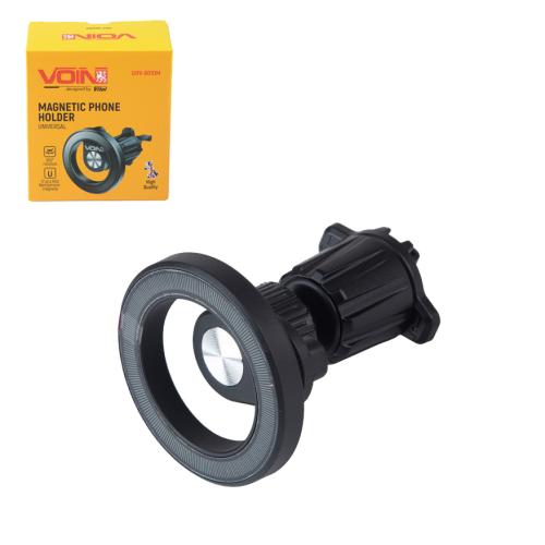 Держатель для телефона магнитный Voin UHV-6010M черный
