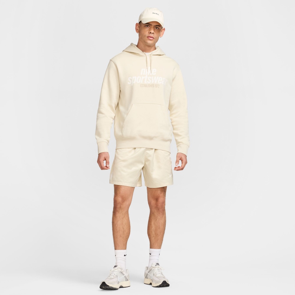 Джемпер Nike M NK CLUB BB PO HDY NSW GFX HJ2159-234 р.L бежевий