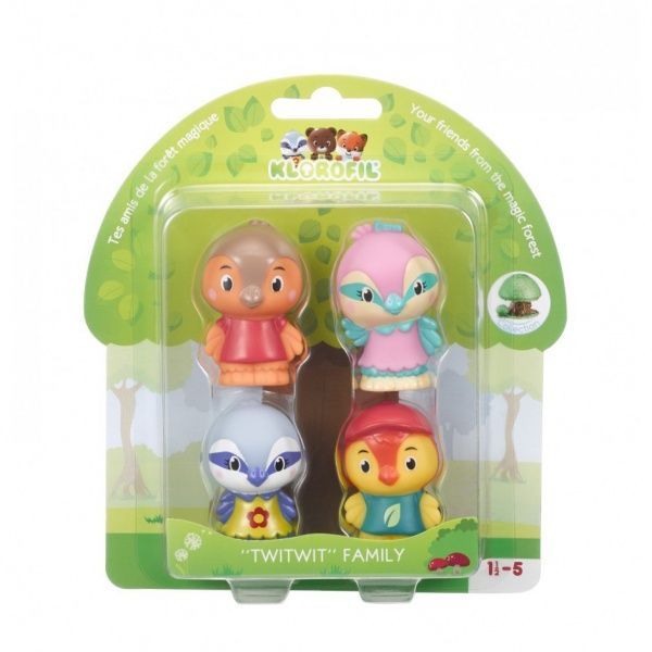 Набір фігурок Klorofil Сім'я птахів 4 персонажі 700302F 