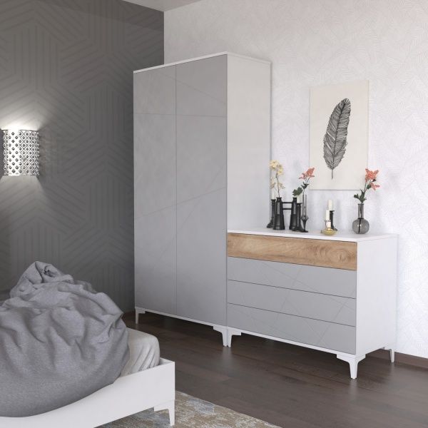 Комод Art in Head Picassa 4ш аляска /попелястий софттач 