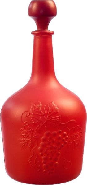 Пляшка з кришкою Фуфирик 1,5 л червоний мат GlassGo