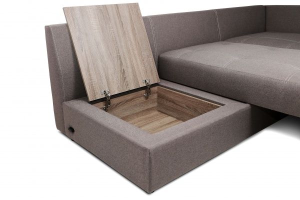 Диван кутовий VECTOR EP-BDT UD коричневий/бежевий правий 3000x2170x740 мм