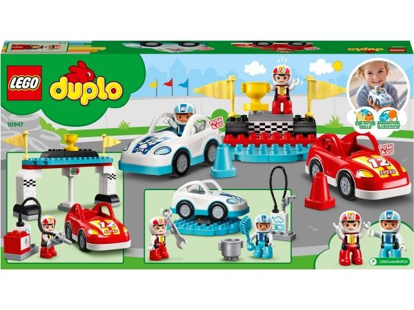 Конструктор LEGO DUPLO Гоночные машины 10947