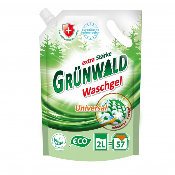 Стиральный порошок для машинной и ручной стирки Grunwald Универсальный 2 л 