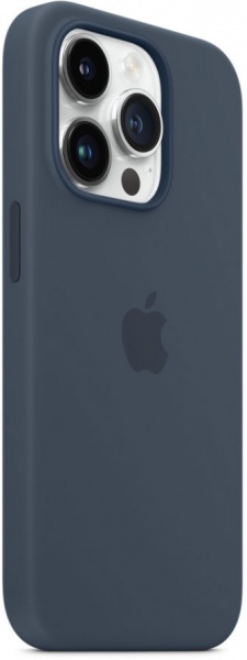 Чохол Apple Silicone Case with MagSafe для iPhone 14 Pro storm blue(MPTF3ZE/A)