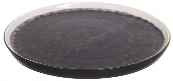 Тарілка підставна Glaze Anthracite 27 см 2 сорт Bella Vita