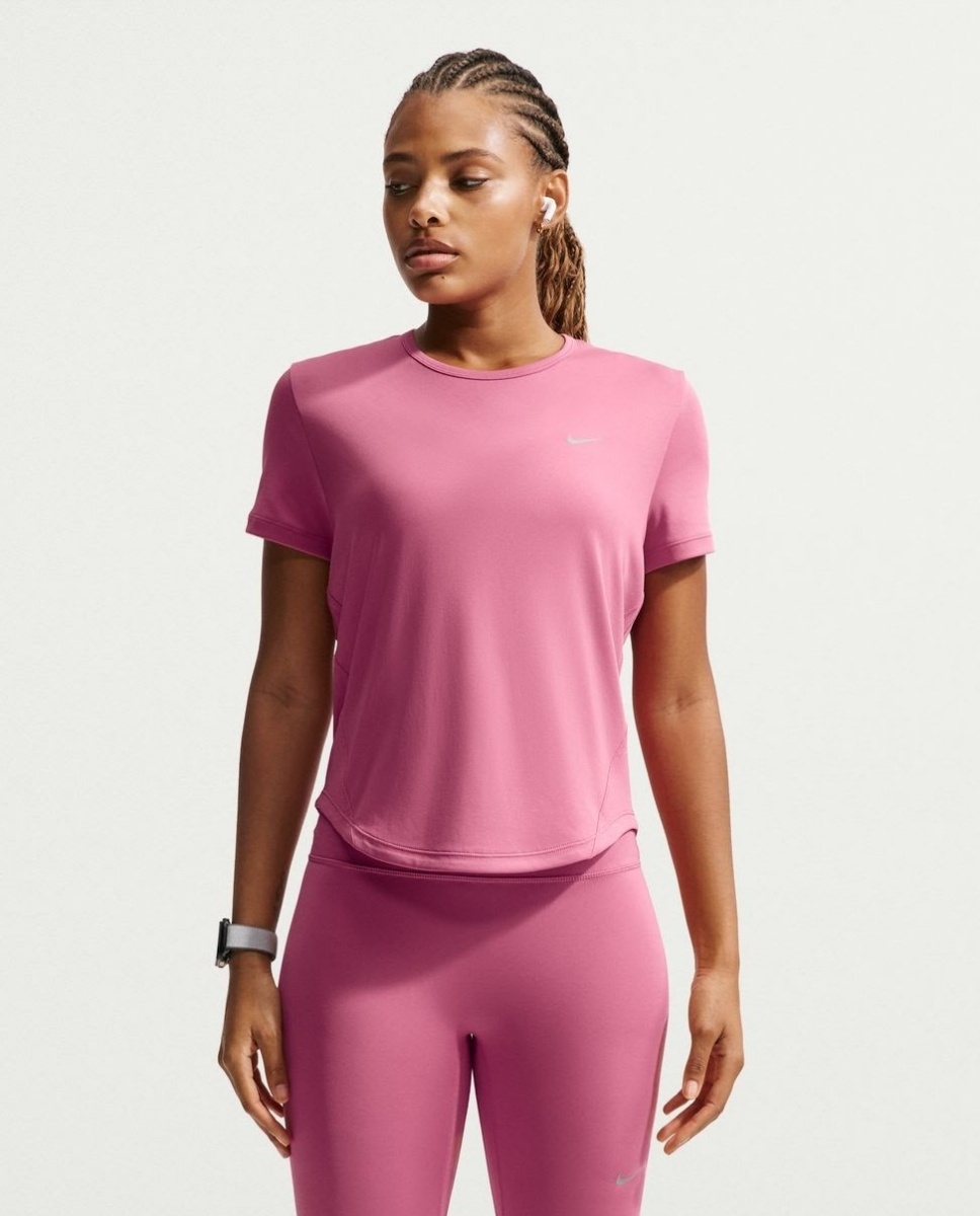 Футболка Nike W NK TEMPO DF SS TOP HQ0648-641 р.S рожевий — фото 1