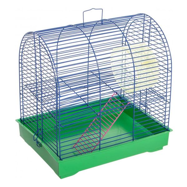 Клетка для грызунов Природа Рокки с колесом П