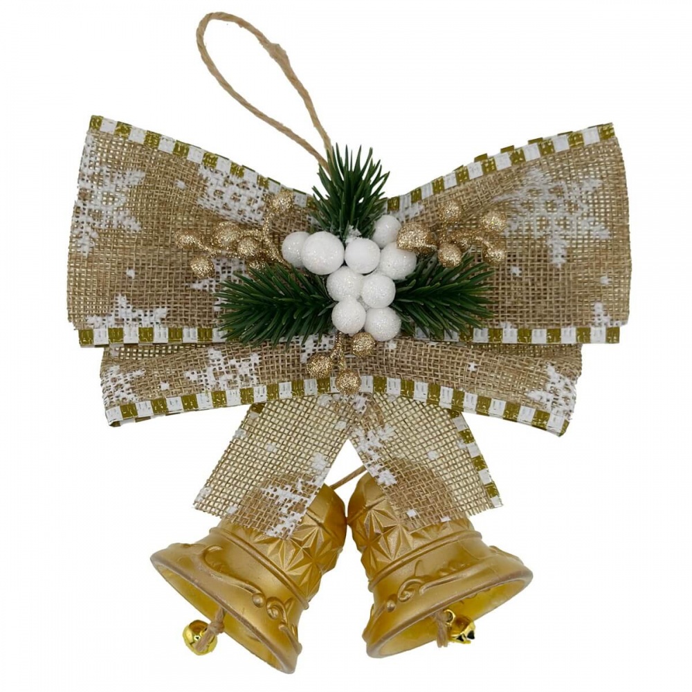 Декорация новогодняя MIS LT Колокольчики 13 см в ассортименте