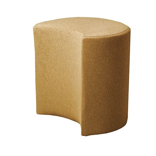 Пуф Марбет Полумесяц 400x400x240 мм Malaga №03 бежевый 