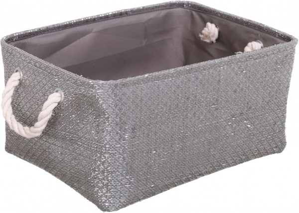 Кошик Dark Silver 40х30х20 см сірий
