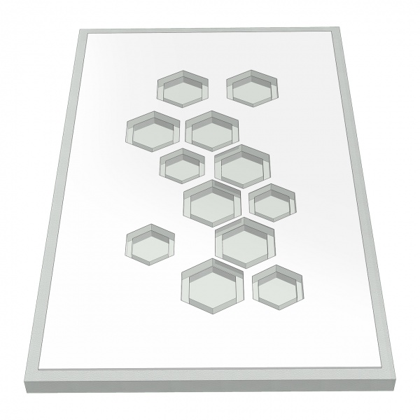 Светильник настенный Hopfen 3000 К 20 Вт белый NEST 20W 