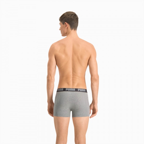 Труси Puma Basic Boxer 2P 90682305 L сірий/темно-сірий 2 шт.