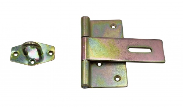 Петля Domax (ZZBR 150) накладная 100x50x2,5 мм желтый цинк универсальная