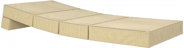 Матрац-трансформер бежевый Origami 90x210 см