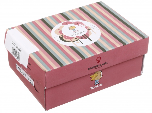 Босоножки для девочек ТОМ.М р.22 розовый 9816F 