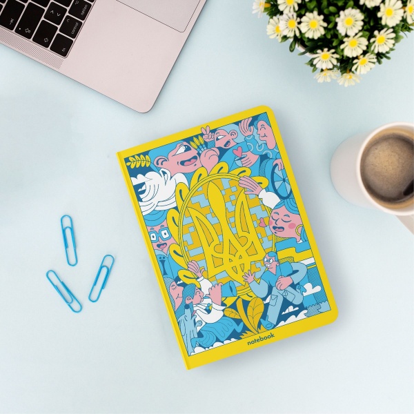 Блокнот Украинцы вместе А5 Orner