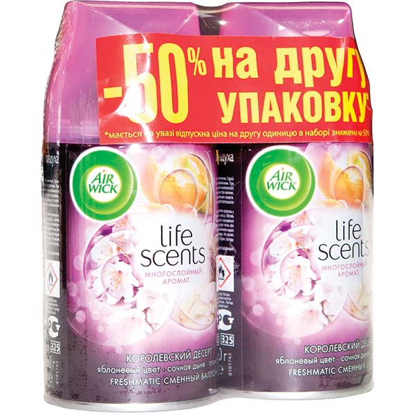 Освежитель воздуха Airwick Королевский десерт 2 шт