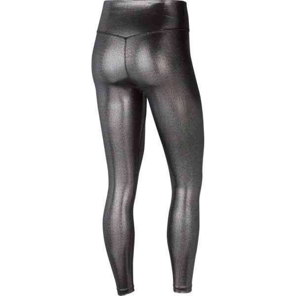 Лосины Nike W ONE TGT 7/8 ICNCLSH SHM CU6030-010 XS черный