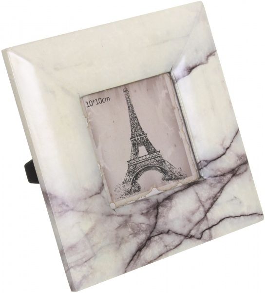 Рамка для фото Мрамор 19х19х1,5 см серо-розовый 10x10 см серо-розовый 