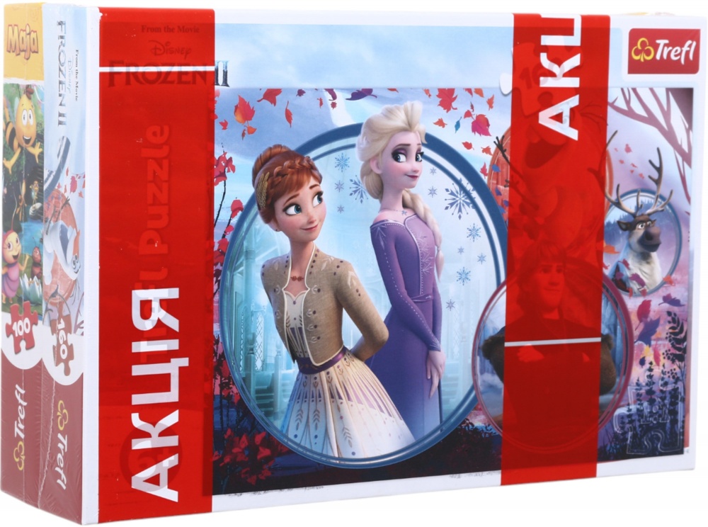 Набор пазлов Trefl (100 + 160 элементов) Пчелка Мая и Ледяное сердце 16361/15374