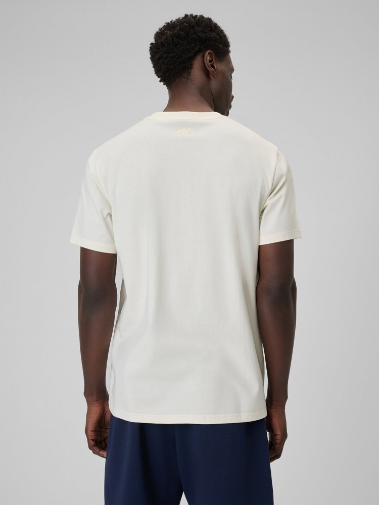 Футболка 4F TSHIRT M2661 4FWSS26TTSHM2661-12S р.L бежевий