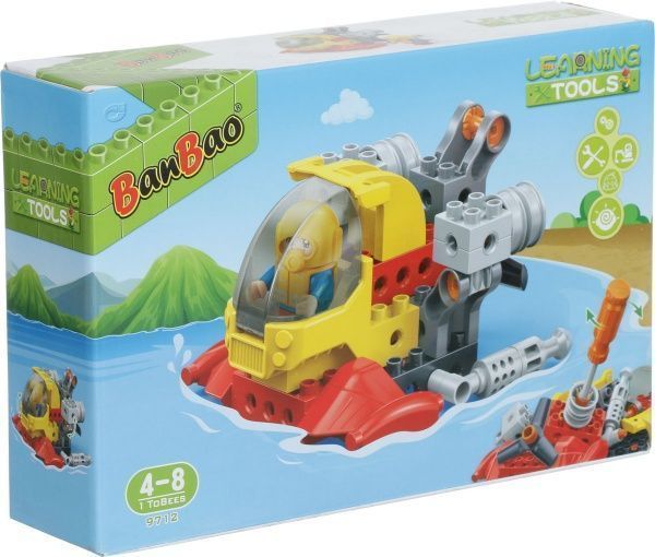 Конструктор BanBao Великі блоки Човен