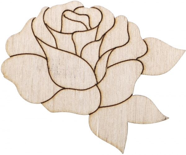 Заготовка для декорування Троянда 4D 48 